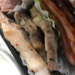 刻みめかぶのせ☆豚肉の塩こしょう焼き☆ぽん酢風味